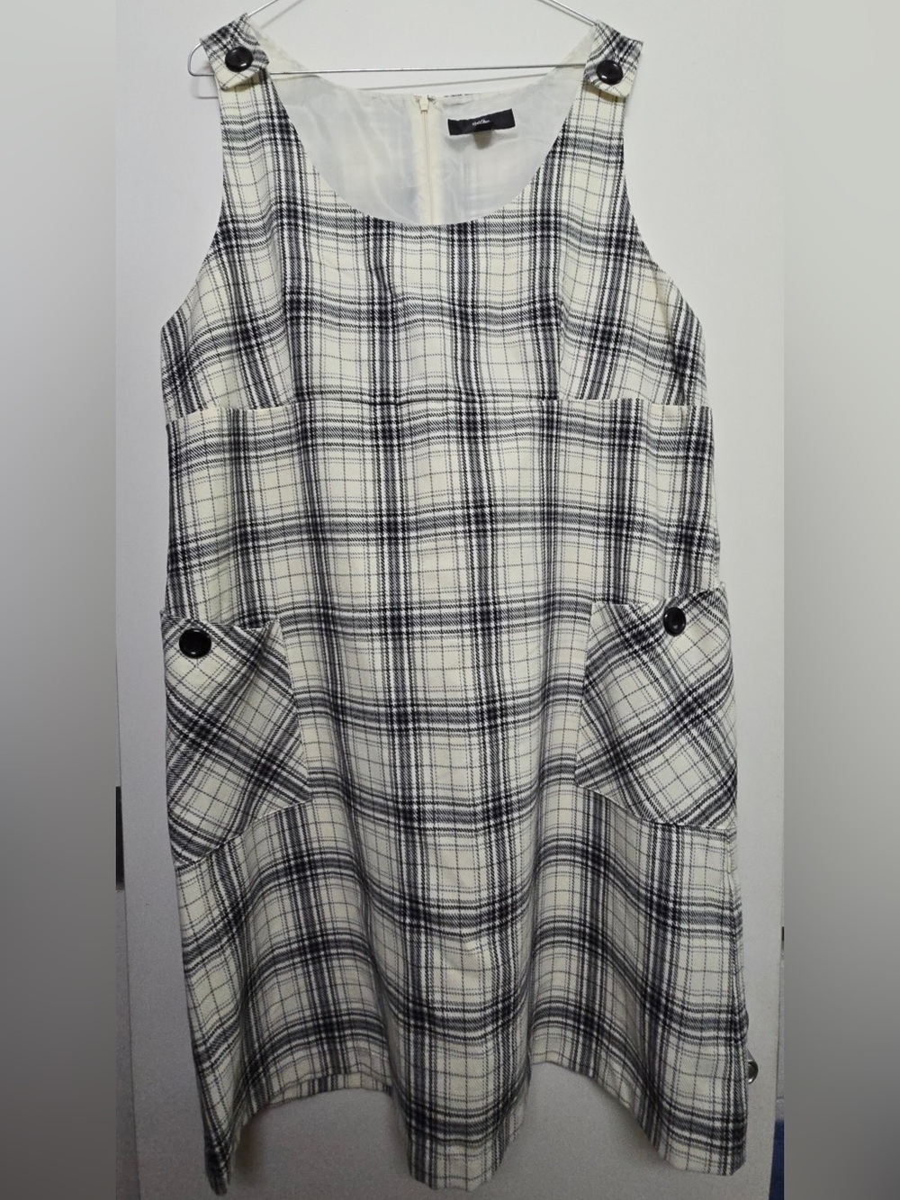Mossimo Supply Co. Plaid jumper dress XXL (nwt)